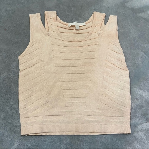 Jonathan Simkhai Angie Cut Out Tank Crop Top sports bra 28982 - Picture 1 of 7